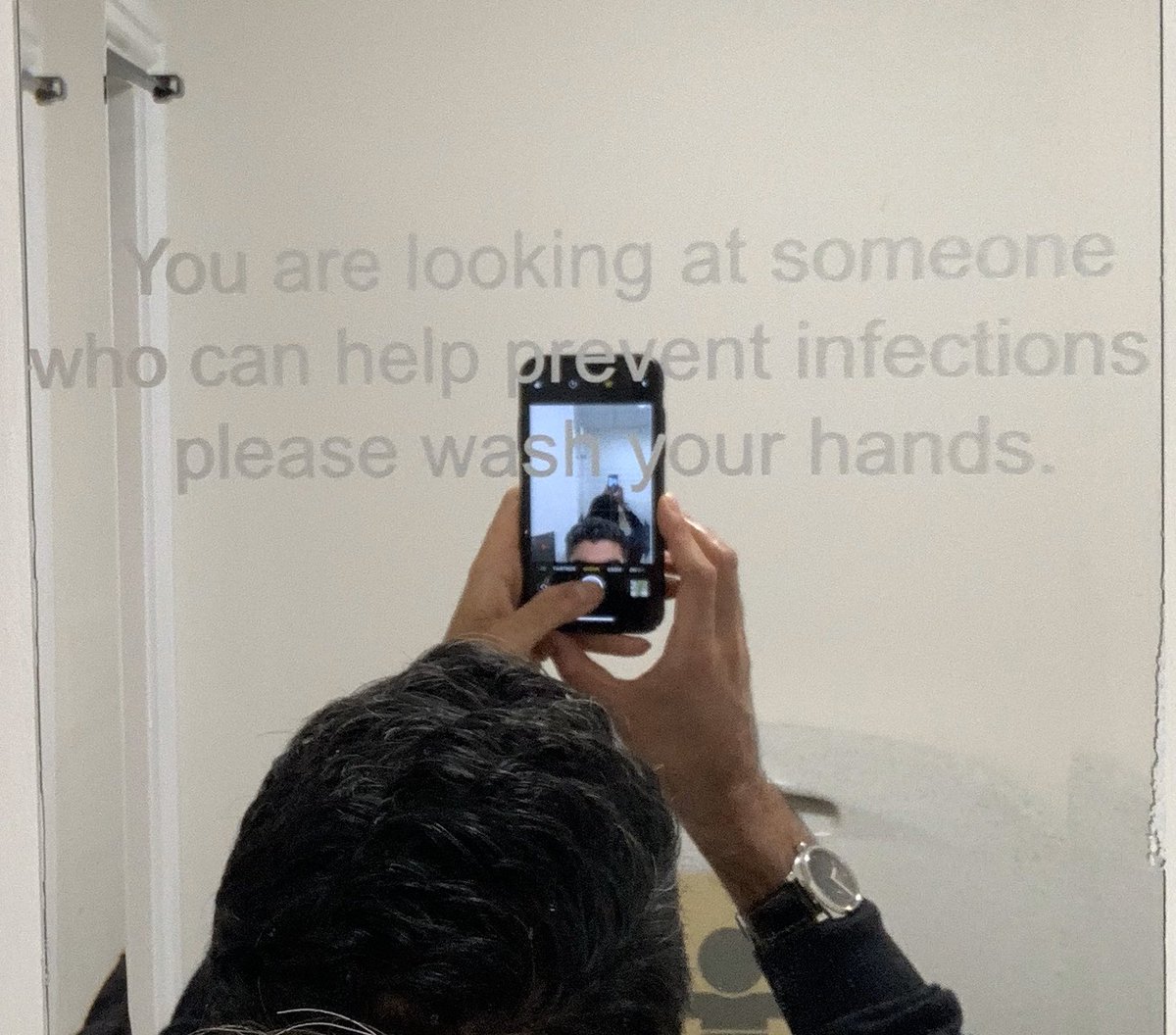ravi__vohra's tweet photo. This weeks #2020read was @CassSunstein & @R_Thaler’s #Nudge. Second time I have read it & more relevant now with #COVID19. Saw this simple #nudge in an @NHSuk toilet which is simple & provides positive reinforcement. The authors maybe proud! https://t.co/5aesdlfmdI