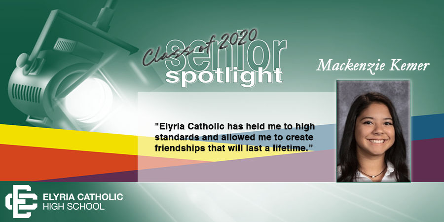 A brightly shining Senior Spotlight casts its glow on Mackenzie Kemer today.  Mackenzie's shining personality, energy and willingness to give of her time has been an asset to her studies, volunteer efforts and activities. Read more about Mackenzie at
elyriacatholic.com/people/mackenz…