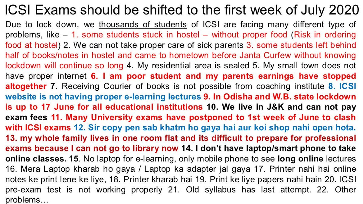 BayBay_adamcole's tweet photo. @PMOIndia @narendramodi @AmitShah please take a look on this matter over 400 people have send their problems #postponecsexam the country is going through bad times students are stuck ed not able to concentrate on studies syllabus books Are not available arrangements of food etc https://t.co/RJHFsH3u9N