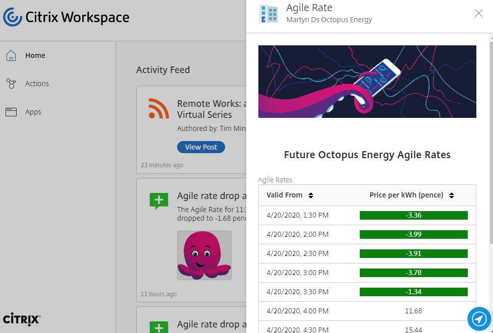 Yorkie71's tweet image. Some lucky people in the UK have been paid to use electricity this morning. Normally the negative rates appear in the early hours of the morning, but the odd situation the pandemic presents, there&apos;s low demand. Alert delivered via my #CitrixWorkspace #microapp