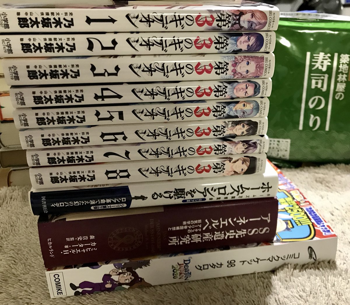 荻野 フリーランス漫画編集者 4月日購入本 乃木坂太郎 第3のギデオン ミヒャエル H カーター Ss先史遺産研究所アーネンエルベ ホームズ ロシアを駆ける ホームズ万国博覧会 ロシア篇 コミックマーケット98カタログ