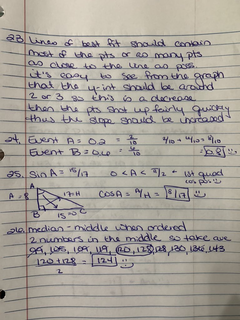 MCEMTHDept's tweet photo. PreCalc: ACT form B04 notes. Here’s the next set of notes over form B04. Don’t forget to check out the ACT website. They are offering free study materials. https://t.co/zLCdsjHi9Z