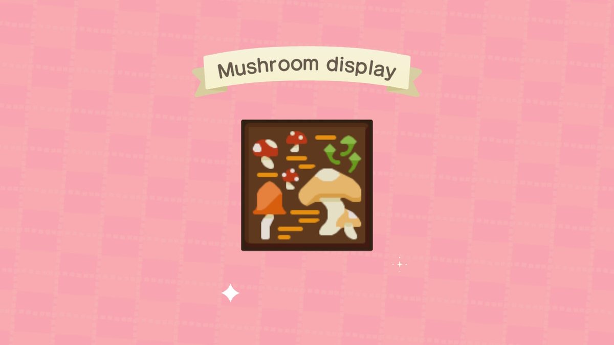 okpng's tweet image. theres not mushroom on this display... #ACDesign design #ACQR #AnimalCrossing #ACNH #NintendoSwitch