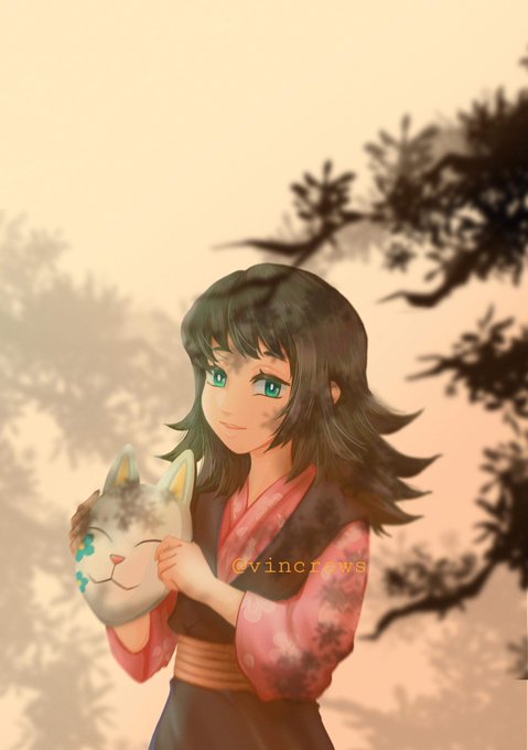 ｖｉｎ ✦ｃｒｏｗｓ Doujima C15さんがTwitterに投稿した真菰(鬼滅の刃)のイラスト。