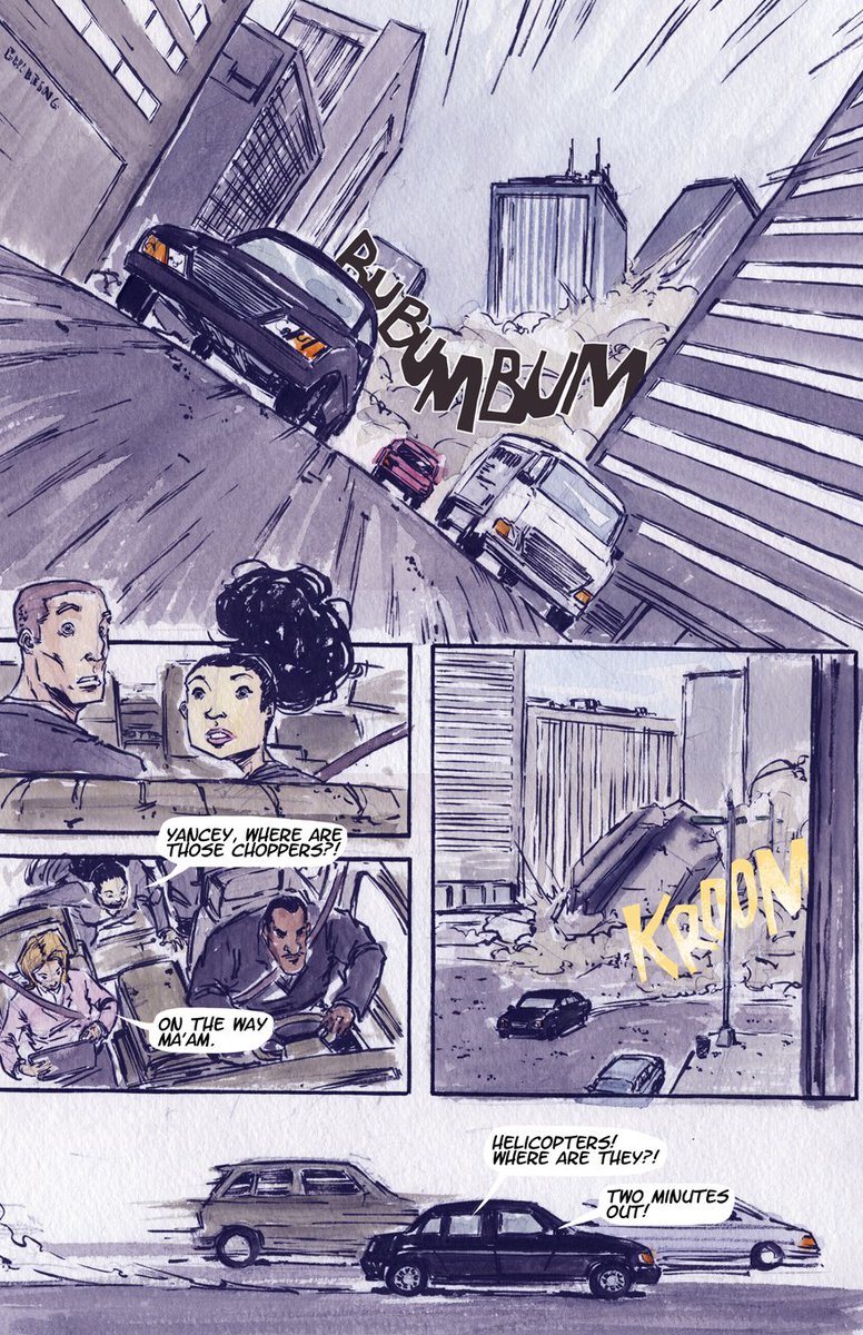kodoja's tweet photo. Ever wonder what Kodoja interiors look like in color?  Here’s a page test by @Recsfx from 2014 when we considered it. (Page 1 of 3) @215Ink #kaiju #giantmonsters https://t.co/EZKDYecjQO