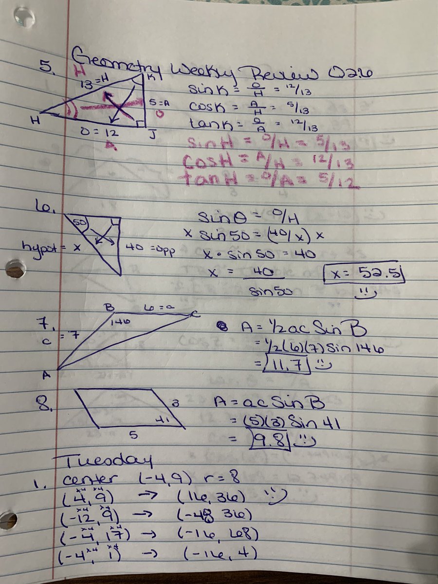 MCEMTHDept's tweet photo. 1st/2nd: here’s the next set of notes for Q2:6 &amp; Q2:7 WS. I tried to do a lot of problems. Pay attention to what day the problem comes from. If you’d like to see more problems worked out, please let me know. https://t.co/0UiHsQNPKS