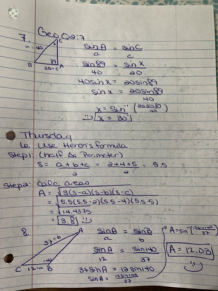 MCEMTHDept's tweet photo. 1st/2nd: here’s the next set of notes for Q2:6 &amp; Q2:7 WS. I tried to do a lot of problems. Pay attention to what day the problem comes from. If you’d like to see more problems worked out, please let me know. https://t.co/0UiHsQNPKS