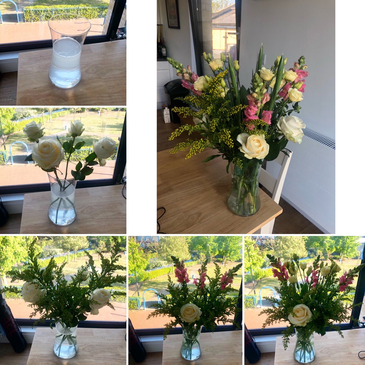 hannahrichards's tweet photo. Delivery from @fredds_flowers 💐 seasonal flowers each month with instructions on how to arrange like a floral guru and they’re GORGEOUS. 

Go check them out - I’ve been following them since they started! The perfect isolation subscription to brighten your day ☀️ https://t.co/pD9p8UYuAm