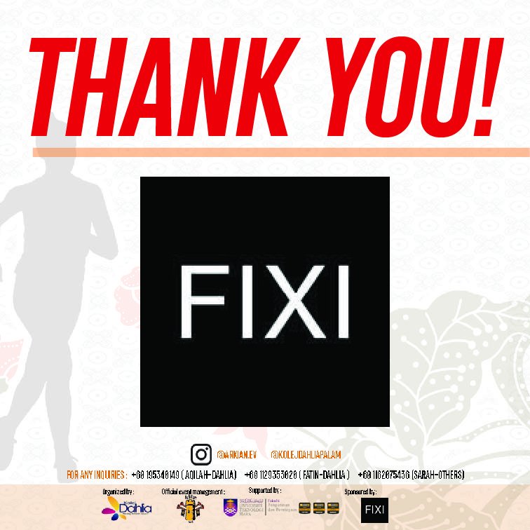 arkian_ev's tweet photo. Special Shoutout to Our Official Sponsor @bukufixi! Thank you for being part of us and, without you, Larian Warisan Dahlia Virtual wouldn't be possible! 🌺 https://t.co/kRbxydZZMW