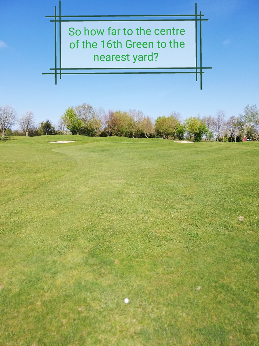 It’s the final day of our comp. 

Yesterday we had 7 correct answers - 221 yards

The tee shots haven’t been great, so we have brought out the big guns, our Assistant Pro Alex who has ‘smoked’ one up the 16th 

Well Done to those who are in the hat for the prizes

Good Luck!