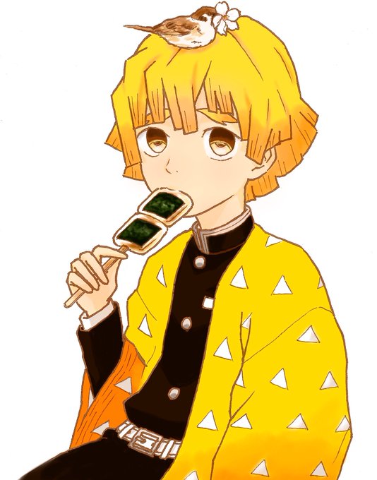 みこも🌹さんがTwitterに投稿した我妻善逸(鬼滅の刃)のイラスト。