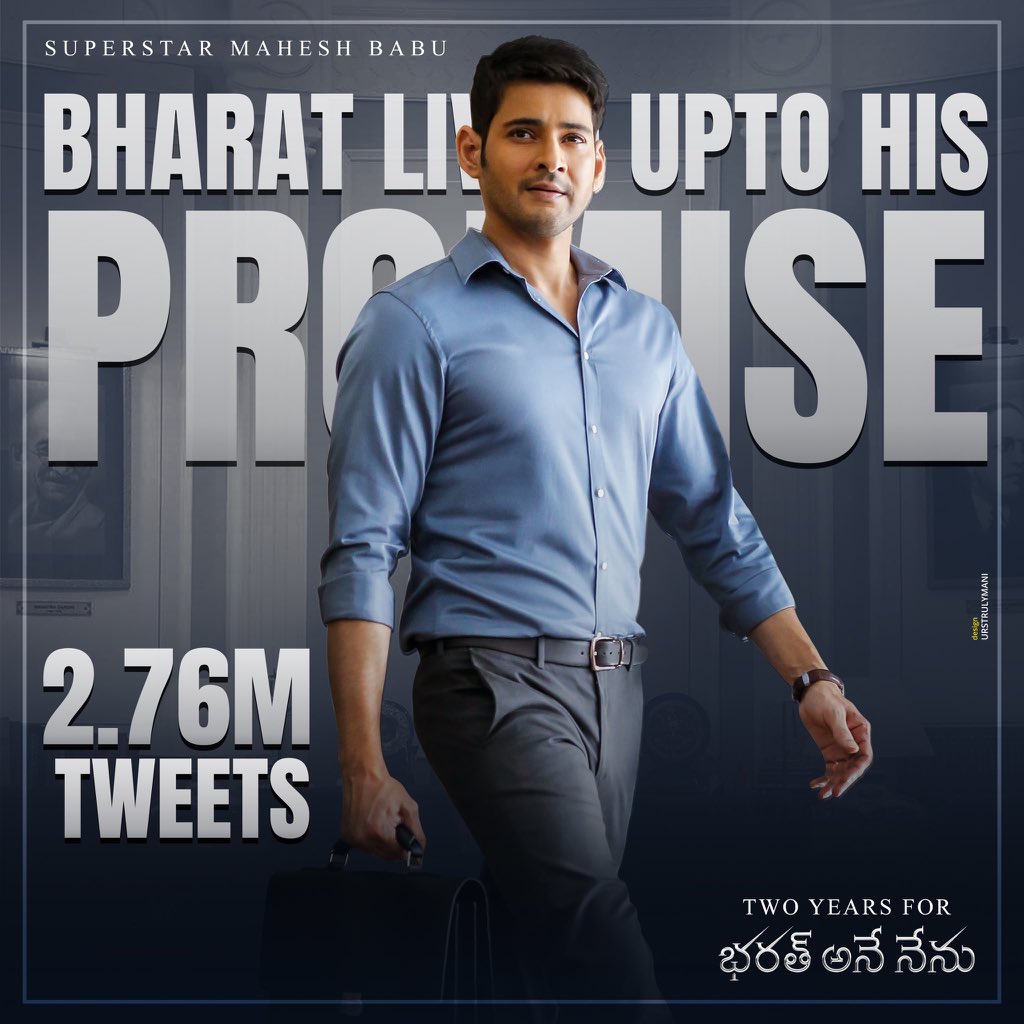 MoviesBuzz9's tweet image. Tollywood Top 7 Movie Anniversary Trends

1)#2YEARSforBharatAneNenu-2.76M**
2)#DecadeForMemorableAarya2: 1.21M
3)#9YrsOfCultClassicORANGE: 831K
4)#8YrsForIHDookuduSensation: 676K
5)#1YearForVeeraRaghavaRage: 530K
6)#1YearforClassicJERSEY: 391.6K
7)#12YearsOfBBYamadonga: 353K