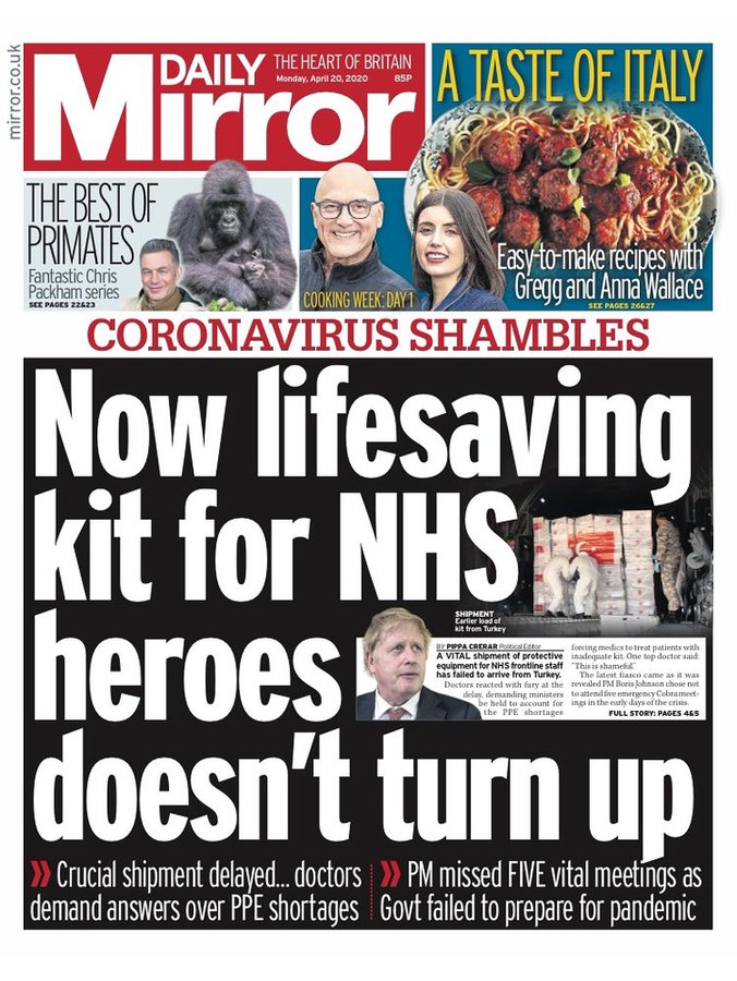 UKLabour's tweet photo. NHS staff, carers and other key workers are being put in harm's way. To save lives, we need a proper plan to get this equipment to the frontline now. #coronavirus https://t.co/kHyzch8AvV