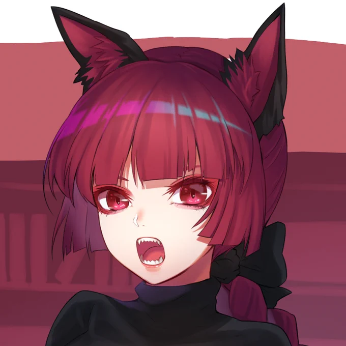 新ブラシお試しでお燐さん
#東方 #火焔猫燐 