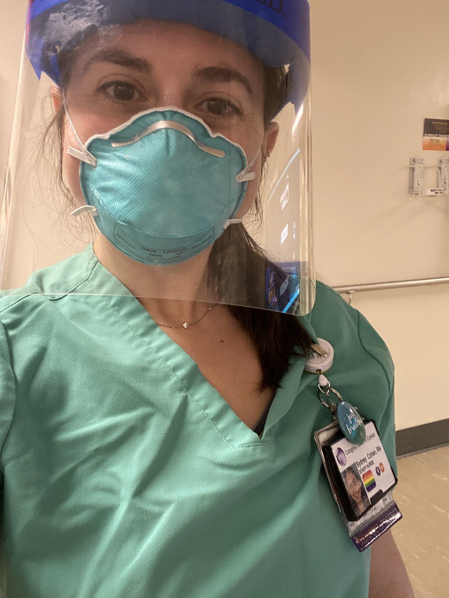 CougarNationJFK's tweet photo. Sydney Cohen (Class of 2013) graduated from NYU Rory Meyers School of Nursing in 2018.  She is currently a registered nurse at NYU Langone.  #JFKHeroes #MakingADifference #HeroesOfCovid19 https://t.co/Mrx8JuTGvN