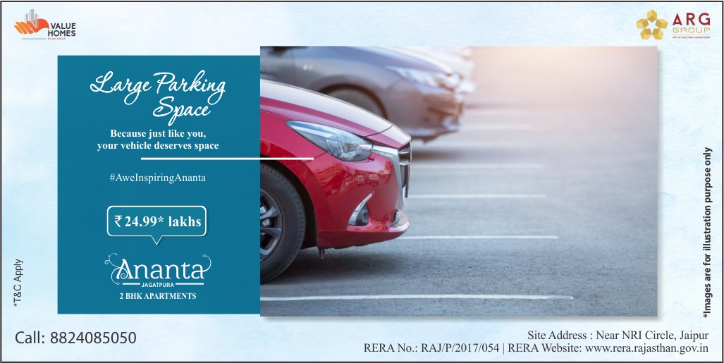 arggroupjpr's tweet photo. #Ananta Jagatpura features a large #parkingspace ensuring the safety of your vehicles. Ananta Jagatpura is where luxury meets comfort. Make the right move!

For more details, call: 8824085050
Visit us @ https://t.co/c8A04jHglZ

#ARGGroup #ARG #2BHK #Amenities #LuxuryHomes https://t.co/5ZyMammoOh