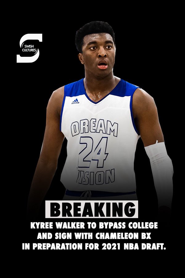 swishcultures_'s tweet photo. Kyree Walker @kyreewalker1 will train with @chameleonbx to prepare for 2021 NBA Draft https://t.co/J7TshquE1J