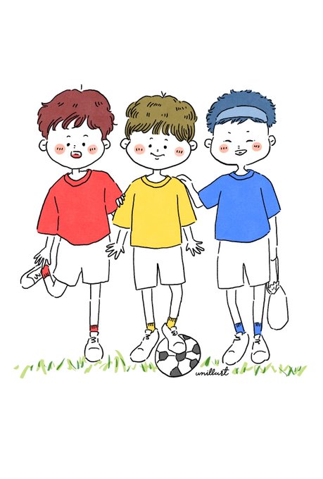 サッカー少年のtwitterイラスト検索結果 古い順