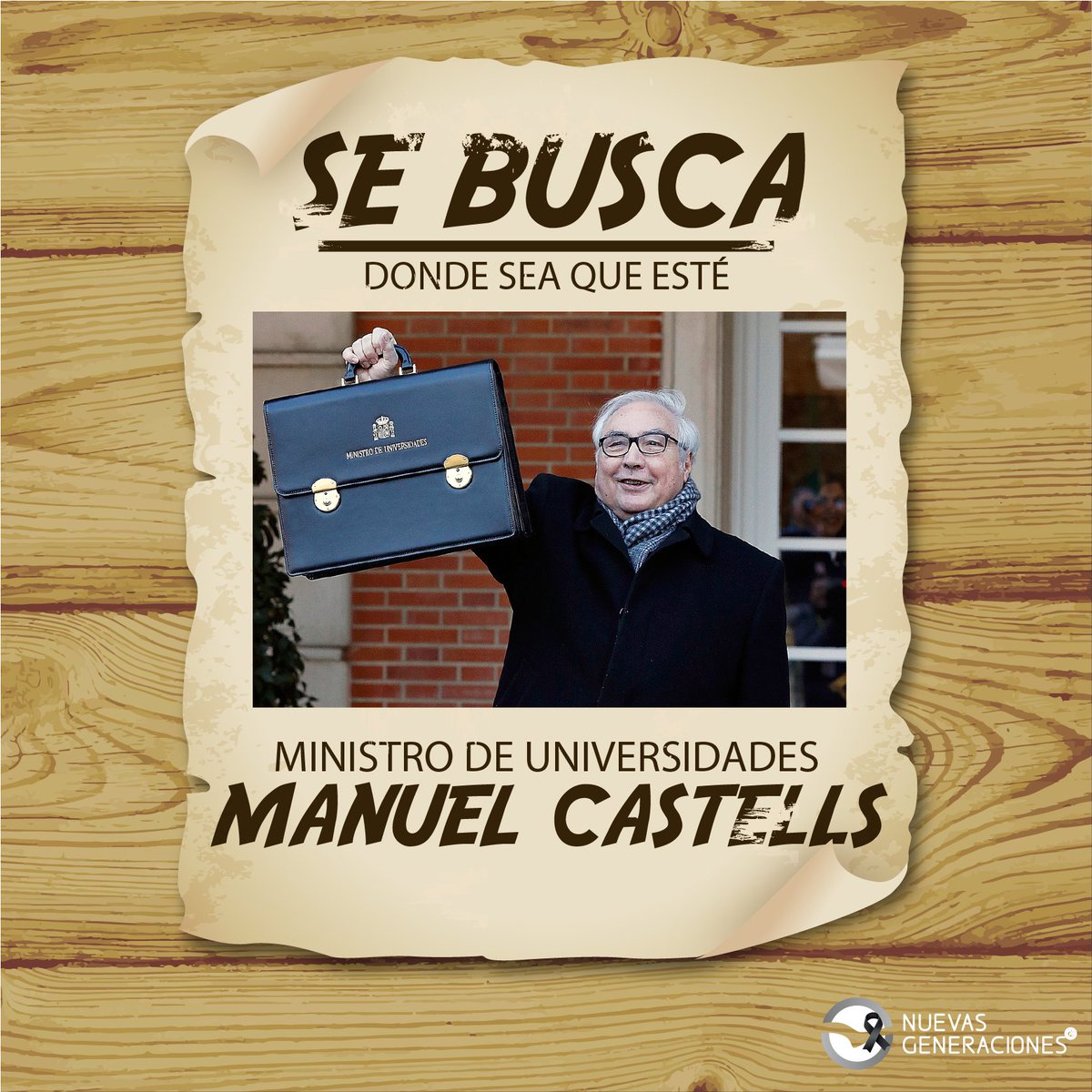 💼Tomó posesión en Enero. Desde entonces no se le ha visto mucho. Los miles de universitarios 🎓 que se examinan en unas semanas le echan de menos. AGRADECERÍAN SABER SU PARADERO y a qué dedica el tiempo libre 🕰

#seBuscaMinistro