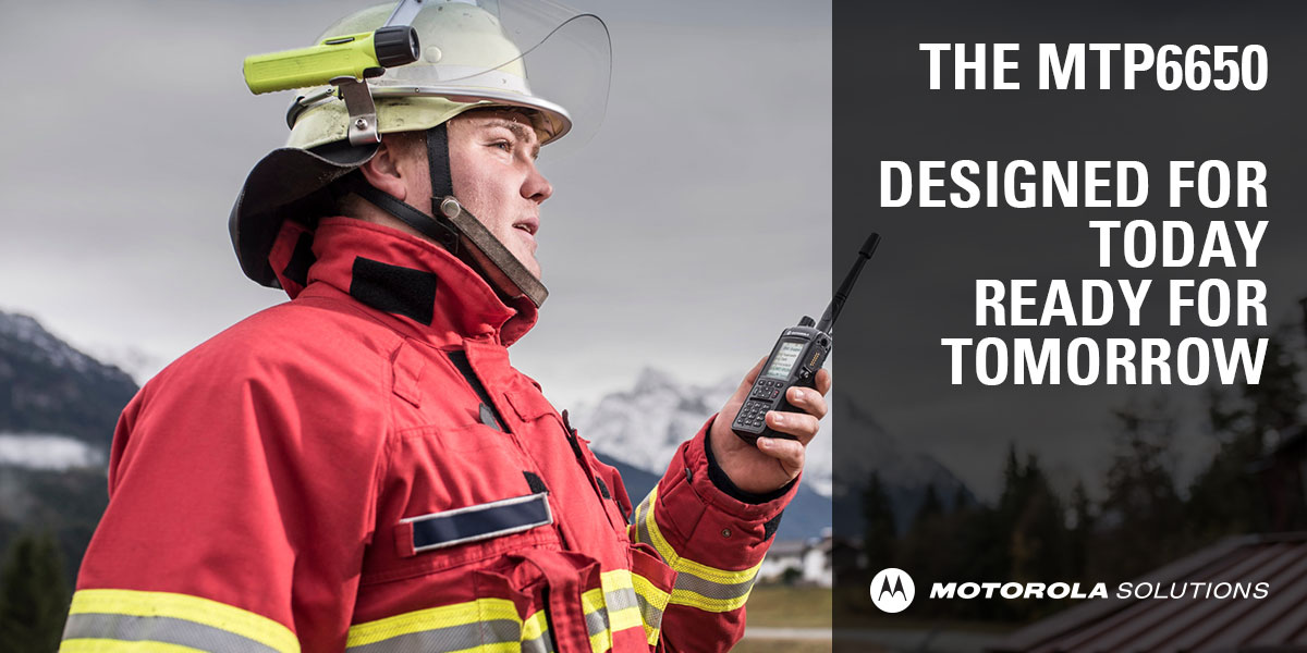 MotSolsEMEA's tweet photo. The #MotorolaSolutions MTP6650 TETRA portable radio will support your team now and well into the future. https://t.co/s1uRSCzStL https://t.co/EtZueuLgLI