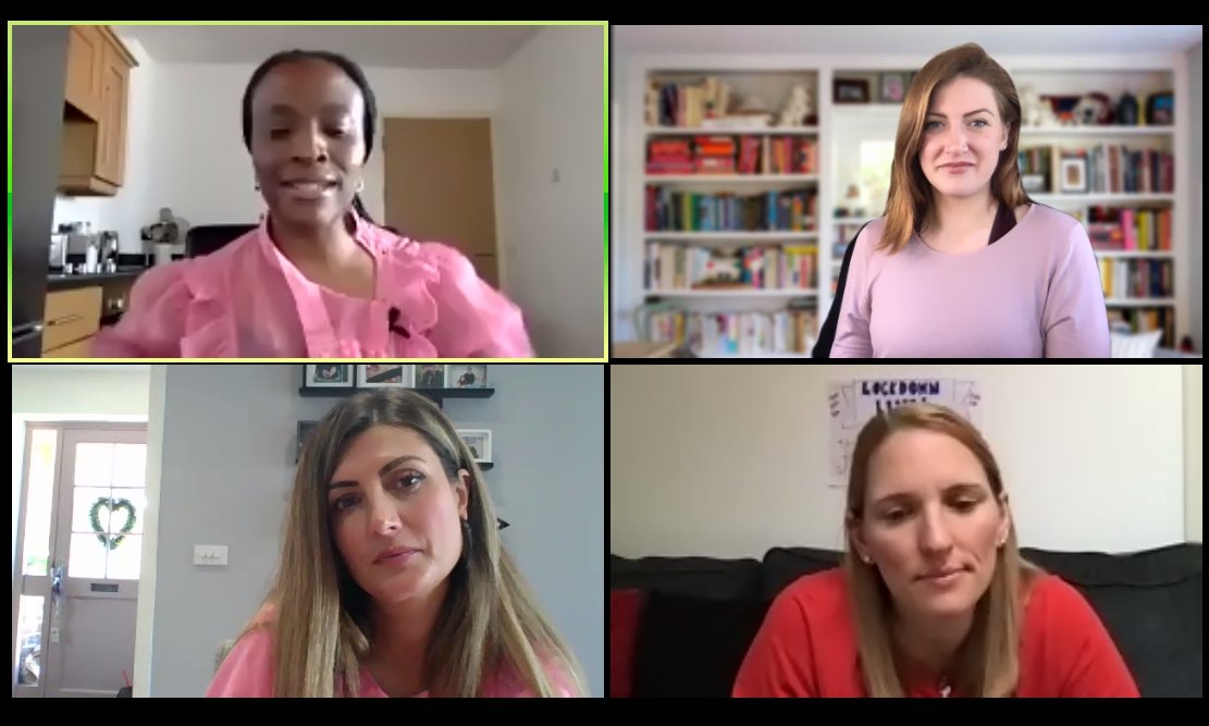 assentyapp's tweet photo. And we're off with the second #VirtuallySpeaking featuring @HollyMoore @scopelandboxer @RecoveringKelly and our host @thisischichi https://t.co/f6LhLnJfAB