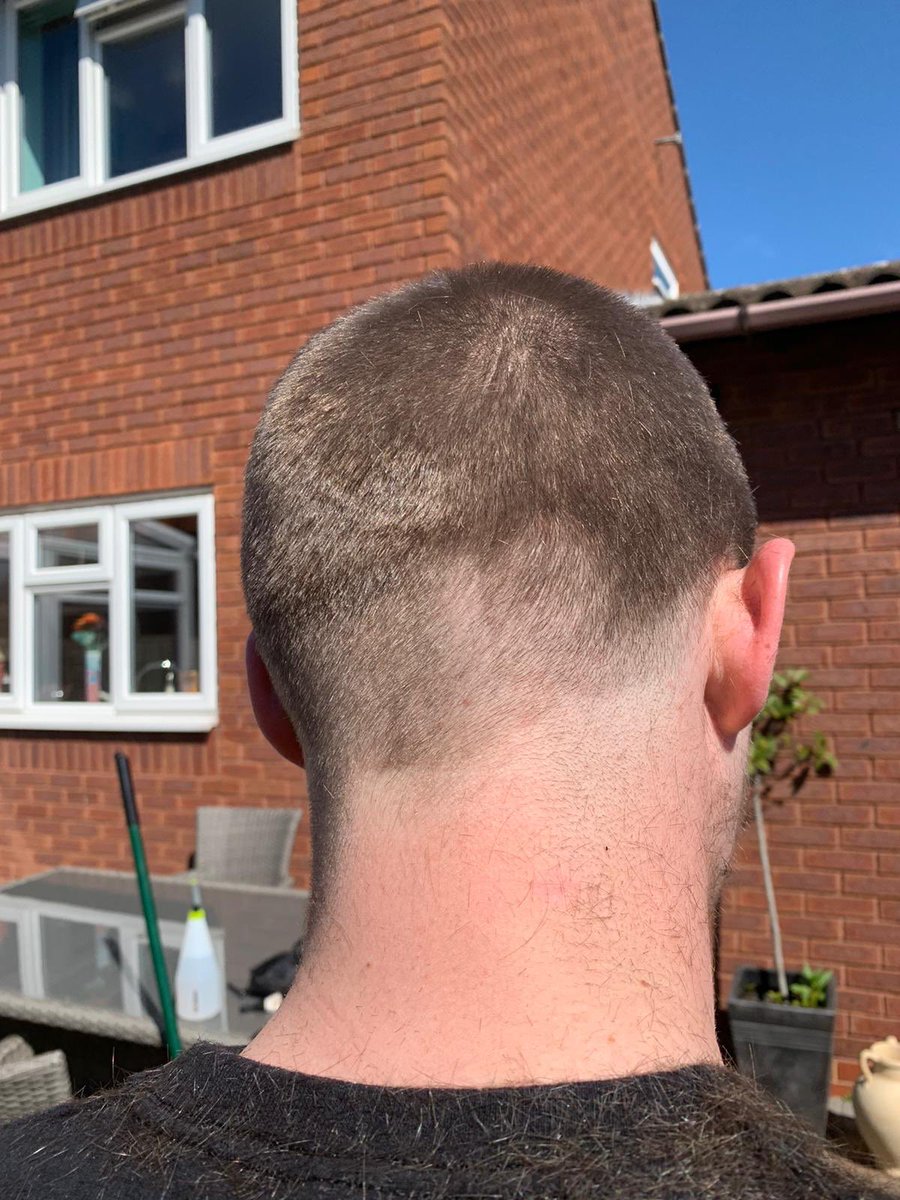 Toby__yboT's tweet photo. I really thought my dad had done a good job of my haircut until I saw what he’s done to the back 😂 https://t.co/Nc4knzltQ7