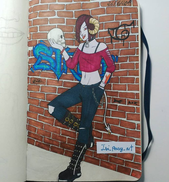 isi_peasy_art's tweet photo. Esta es Ignith, la diablesa que diseñé hace un tiempo y de la que estoy muy orgullosa.
https://t.co/drMAhUeJ4F
#originalcharacter #devil #personajeoriginal #diablesa https://t.co/Pa4kQZ8N68