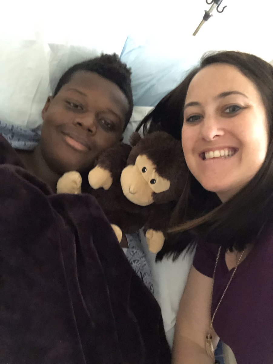 TeamTzionFight's tweet photo. More friends and teachers visiting @FightTzionC while he was in PICU and on the regular PEDS Floor #fighttzionchandler #yuleehighschool #teamtzion #Thankyou https://t.co/6FRygNbq3J