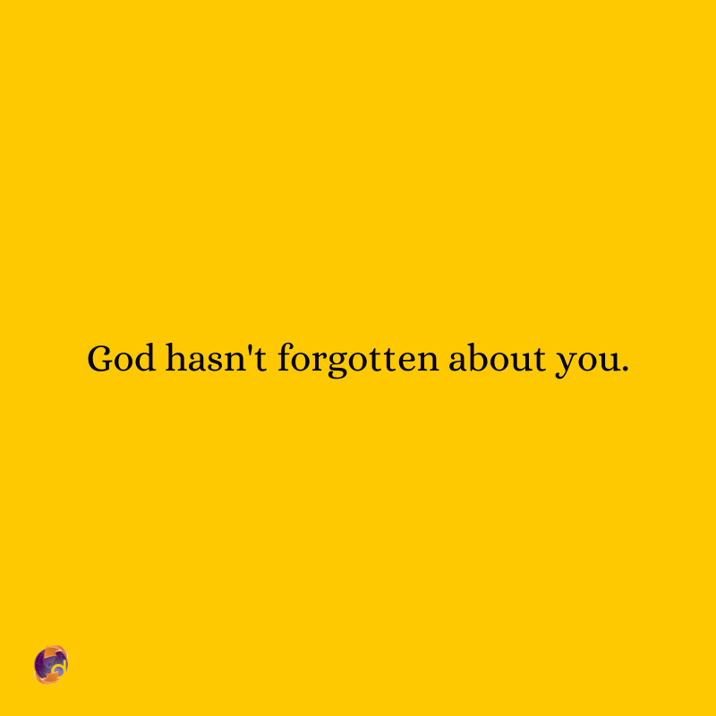 pastorwomack's tweet photo. God never forgets His people. We are His children, and He will always take care of us. Sometimes, you may catch yourself thinking God’s forgotten about you. But have hope. God NEVER stops thinking about or caring for His people. #Godisunstoppable #LetGoLetGod #Godisgood https://t.co/BjxHNmWb1F