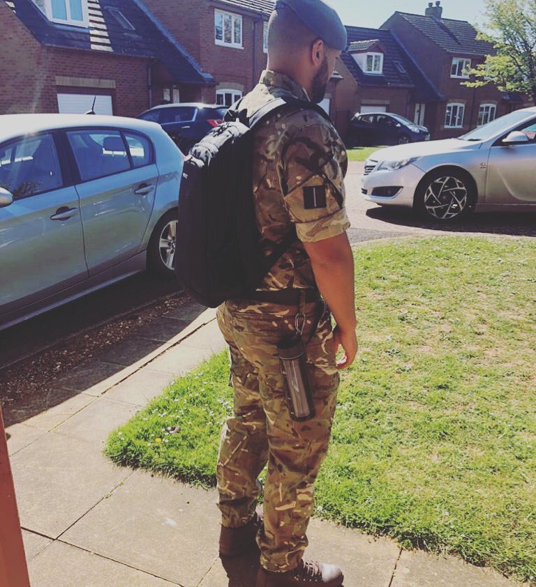 GreenioLtd's tweet photo. Going out on duty with all of his essentials...can you see it? Look closely...we are so proud to sell our Lifestraws to the military personal to help them drink fresh water no matter where they are sent!! #Lifestraw #backinstock #Lifestrawgo #blue #Lifestrawplay #safewater https://t.co/vM8fGL9vCR
