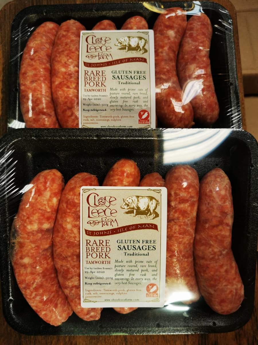CloseLeeceFarm's tweet photo. Gluten free sausages now available to order for home delivery island wide, or collection from the farm shop - https://t.co/jaRJEFl68m https://t.co/pVewz9m1Rt
