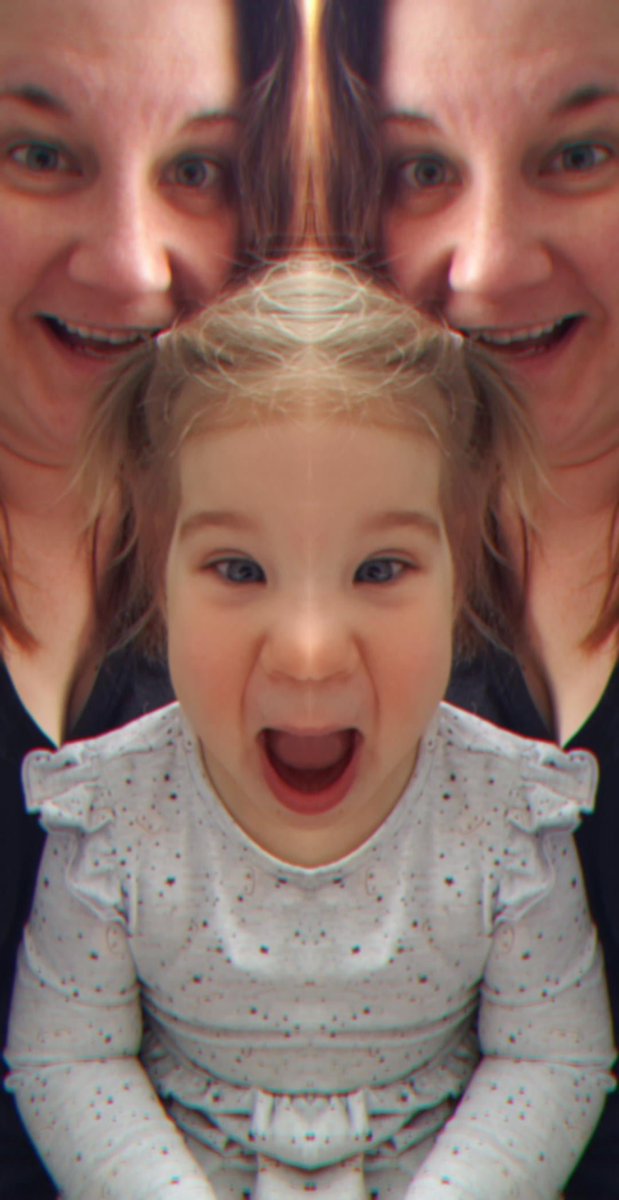 Day 5 of <a href="/SPJHPythons/">SPJH</a> Spirit Week: Silly Selfies. Dani was excited by the puppy dog filter! #spjhathomegames