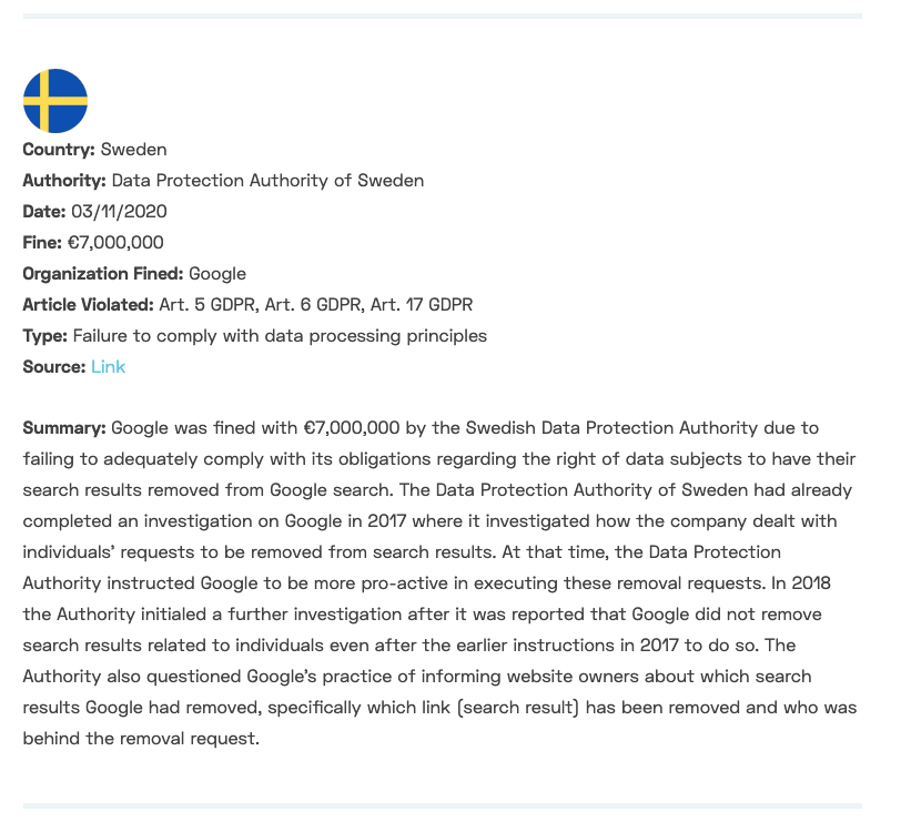 thomas_mock's tweet photo. The @R4DScommunity welcomes you to week 17 of #TidyTuesday!  We're exploring GDPR Fines!!

📁 https://t.co/sElb4fcv3u
🗞 https://t.co/wXxJWRepID

#r4ds #tidyverse #rstats #dataviz https://t.co/mByY6nhyZN