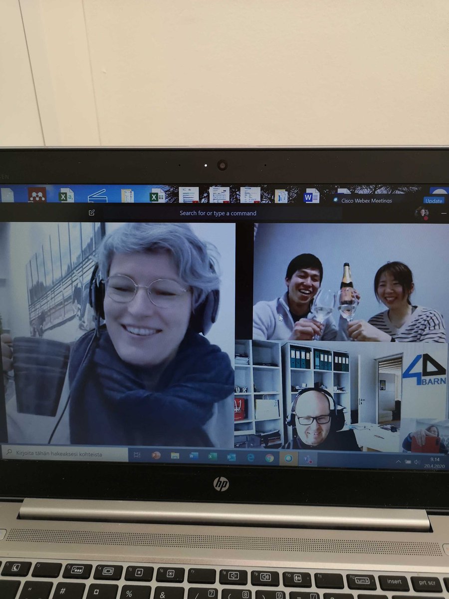 In our #webinar number 3 Virpi the vet told who are the VIC customers in a #robotbarn. We also celebrated the successful events with coffee in Finland and sparkling in Japan 🥂☕ #VIC #veryimportantcows #dairyhappiness #Dairyindustry #dairyfarming