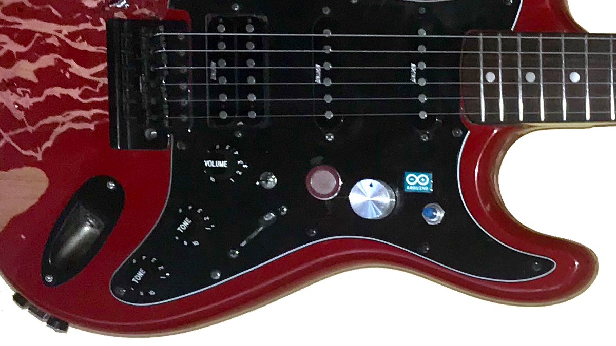 arduino's tweet image. Add onboard digital effects to your guitar using an Arduino: bit.ly/3aoxWyH