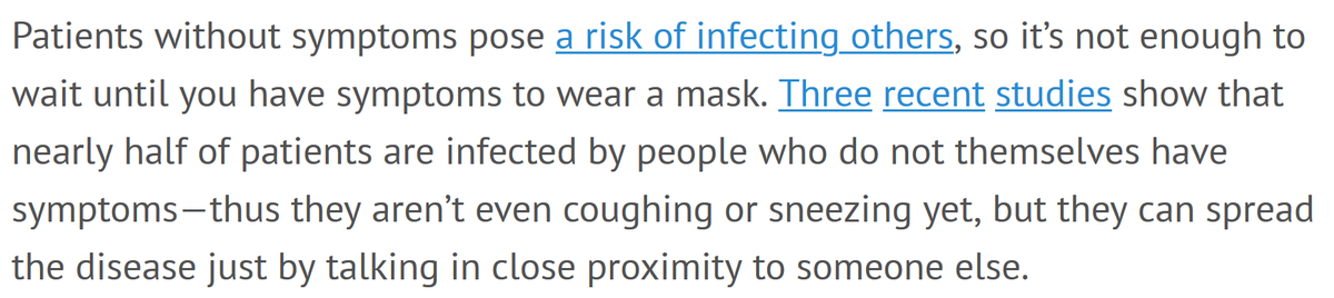 Shouldn’t only sick people wear masks?