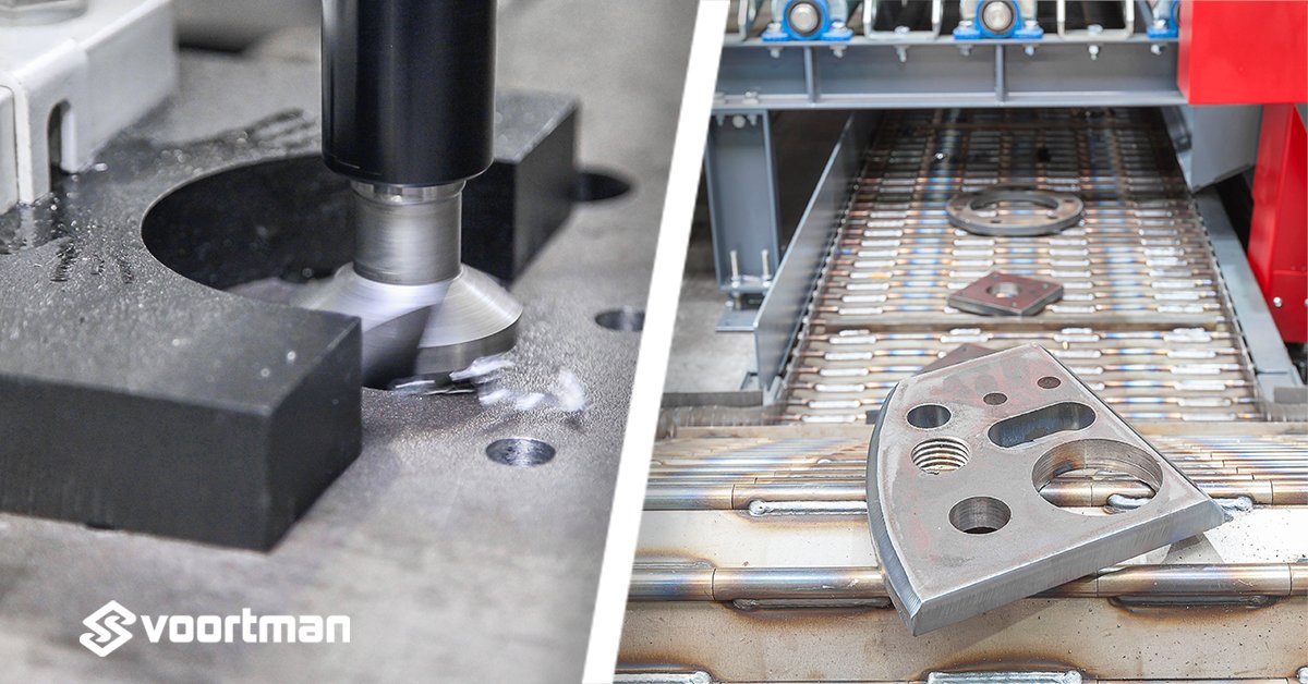 steel_machinery's tweet image. Automatic deburring reduces post-processing time for decreased costs in labor and production. The V325 plate processing machine gives you the capability to automatically produce high quality parts. Check it out: bit.ly/SocialTwitterw… #V325 #Deburring #Plateprocessing #Plasma