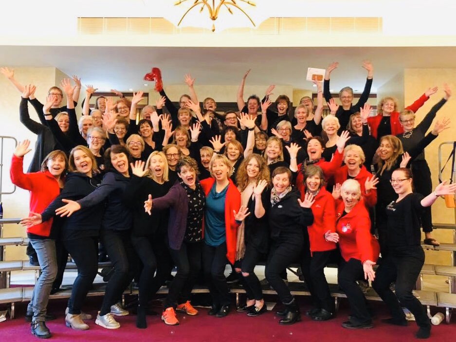 Missing chorus 🥰 happy memories from January before  #lockdown <a href="/SurreyHarmony/">Surrey Harmony</a>