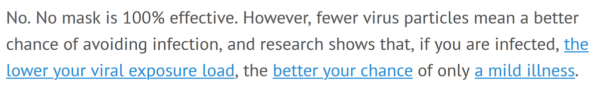 Doesn’t a mask need to be 100% effective to be useful?