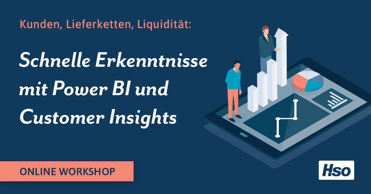 HSOgermany's tweet photo. Holen Sie mit #PowerBi und #CustomerInsights 💡 das Maximum aus Ihren #Daten.💪Der #OnlineWorkshop kostet 900€. Das Angebot ist bis zum 15.06.2020 gültig. 👉 Weitere Infos dazu erhalten Sie hier: https://t.co/0bJq4uI9nO #powerplatform #analytics #data #datascience #dynamics365 https://t.co/J4RDeGiKoc