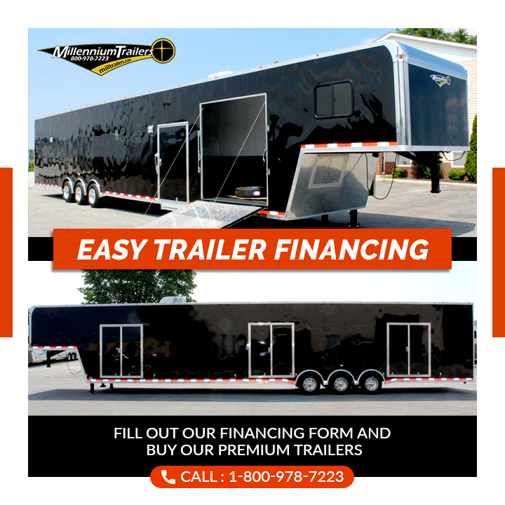 Milltrailer's tweet photo. You don't have to burn a hole in your pocket to buy one of our #premium #trailers! Simply fill out our financing form here https://t.co/yz29nnsAPV or call 1-800-978-7223 to talk options. #budgetfriendlytrailers #trailerforsaleonline #trailerfinancingoptions https://t.co/csBJV0mqlk