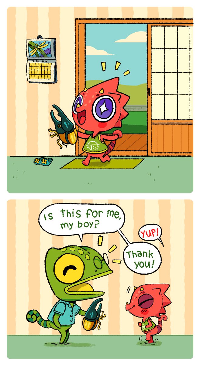 paper_machette's tweet photo. What a great dad. A+ for trauma

#animalcrossing #acnh #fancomic #flick #nat #AnimalCrossingNewHorizons #art https://t.co/AQ6PQmXLAR