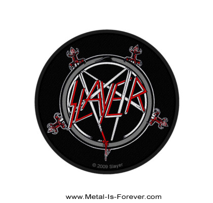 メタルtシャツmetalisforeve 悪魔はすぐそばに Slayer スレイヤー Pentagram 邪悪なる五芒星 ワッペンを追加いたしました 5 5までスペシャルプライス T Co 0tlncfqyic Slayer スレイヤー ワッペン バトルジャケット