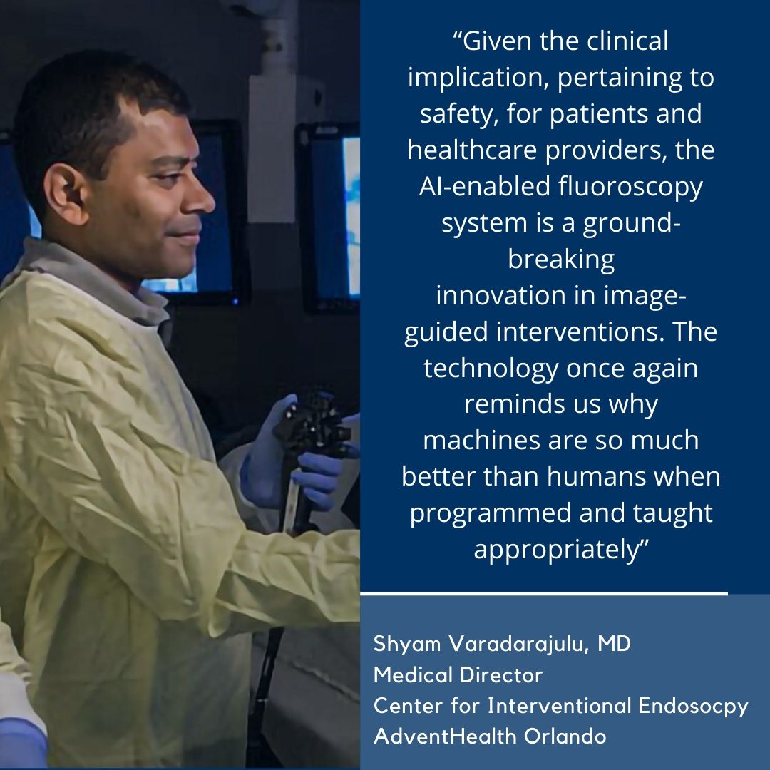 OmegaMedImaging's tweet image. Have you read the most recent clinical study done by Dr. Shyam Varadarajulu from @AdventHealth Orlando on #AI Image-Guided systems and their major impact on radiation safety for patients and staff.
Click here for full study: bit.ly/2X29wrL_Clinic…
#ai #dosereduction #aisolutions