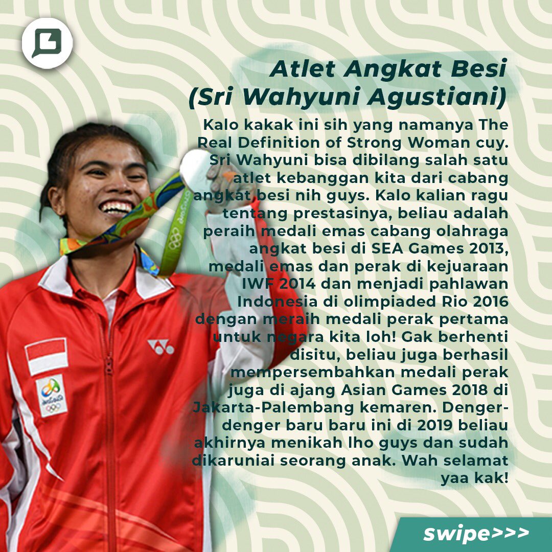 BAFESpace's tweet photo. Tapi tau ngga kamu kalo ada juga loh pekerjaan ini yang diisi sama wanita-wanita hebat! Yuk kita kenalan sama mereka! 
#woman 
#Emansipasi 
#pekerjaan 
#astronot 
#pilot 
#CEO 
#atlit 
#wanita 
#pria 
#BAFESpace 
#Yogyakarta https://t.co/HzYNWbGX8k