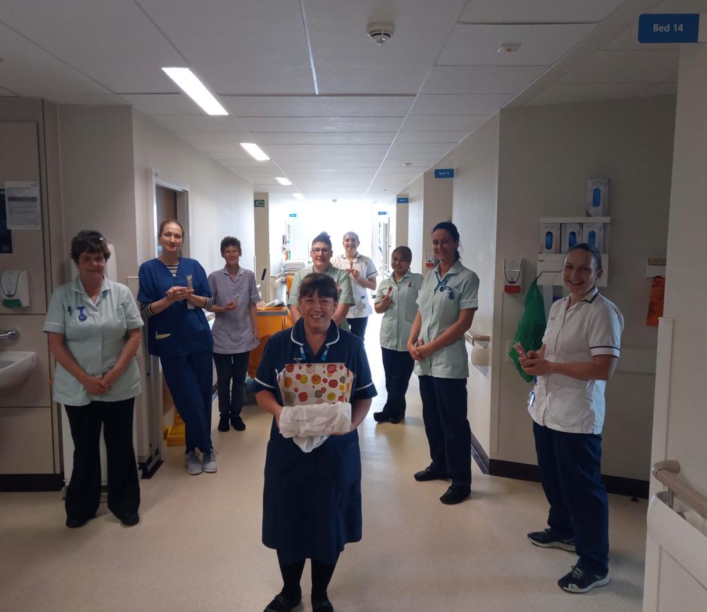 I took this photo last week on Ward 2, the 1st WCH ward to be a COVID red ward. 
They never post on social media, I feel it is important to thank them for their true professionalism, the care and compassion I have witnessed to patients and their families has truly blown me away👏