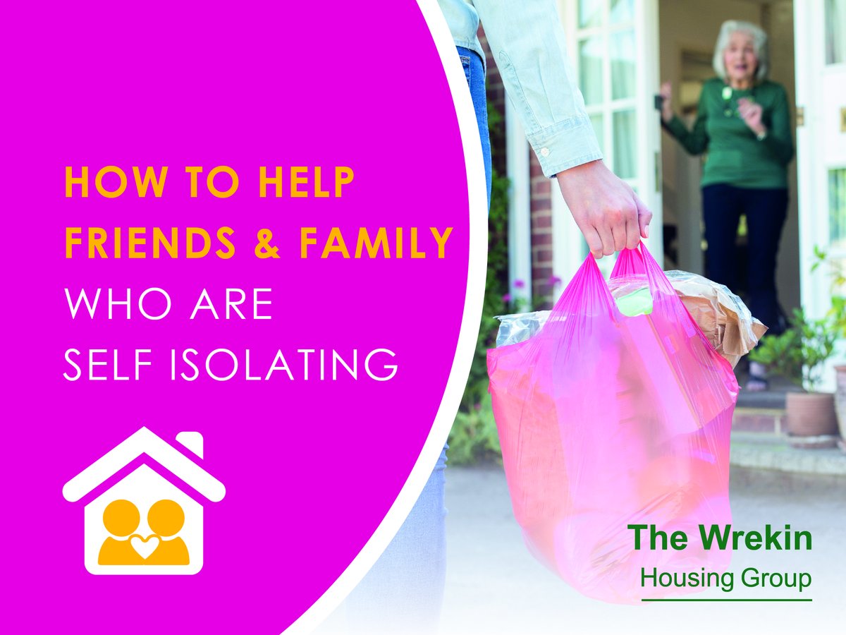 Do you have friends or neighbours who are self isolating? Here are some great ways you can help them #staysafestayhome 

wrekin.com/News/how-can-i…