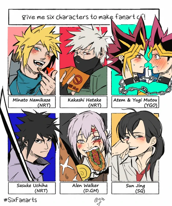 #SixFanarts 