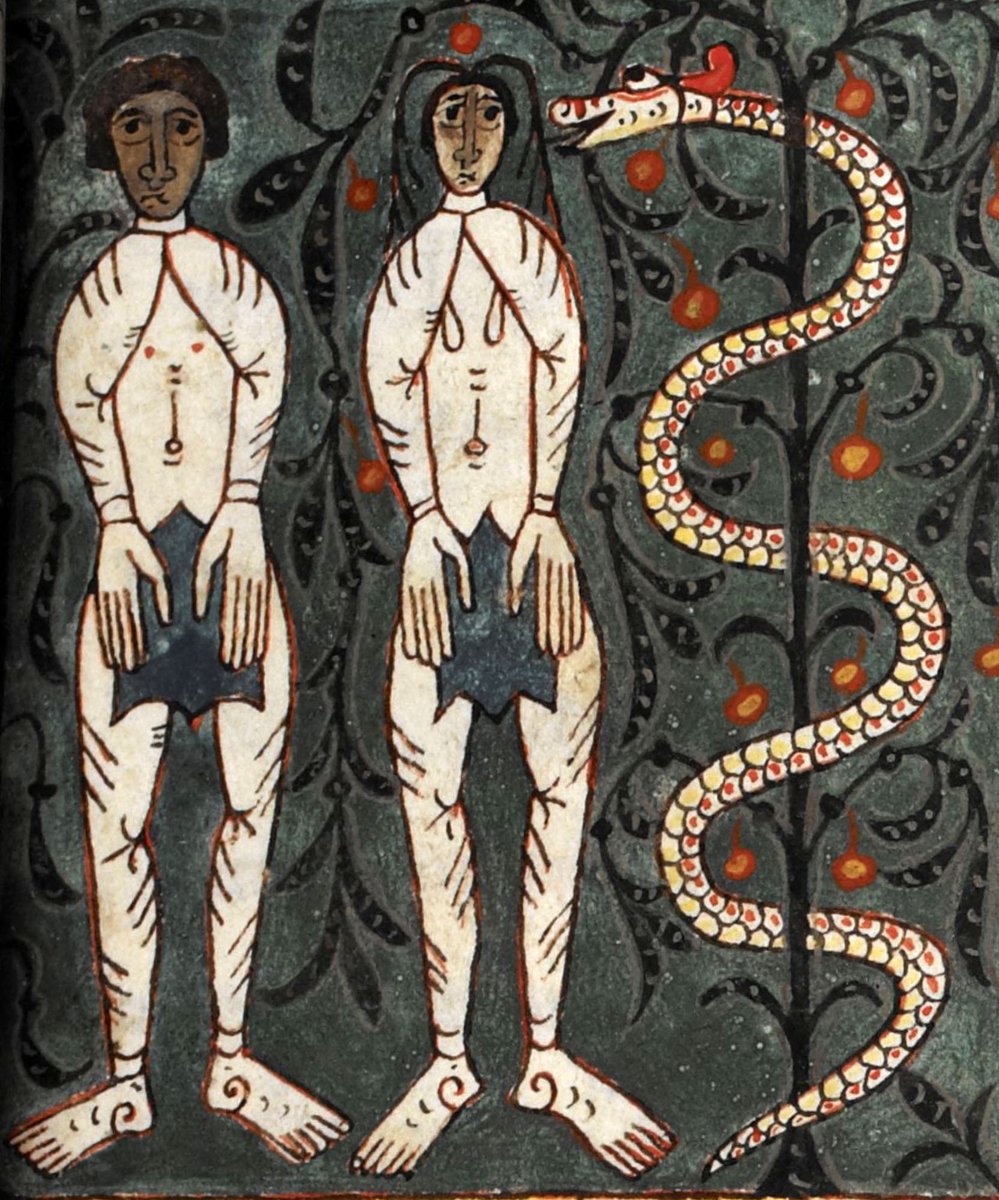 Destruction of SodomBible Historiée, France c. 1250Adam, Eve and the SerpentBeatus of Liébana, Commentaria in Apocalypsin (the ‘Silos Apocalypse’), Santo Domingo de Silos 1091-1109