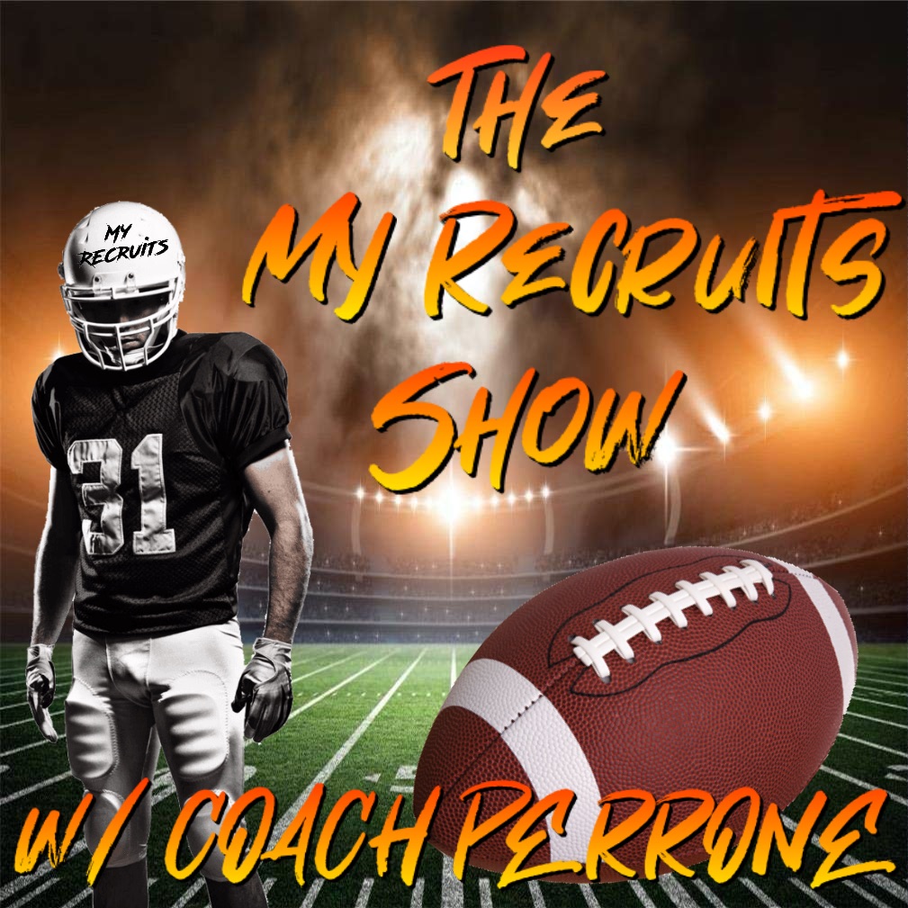 CoachPerrone's tweet photo. We’re Live! Listen to the My Recruits Show!!! https://t.co/OLkTsSHCan Subscribe Now! https://t.co/AHQrOfYB8o